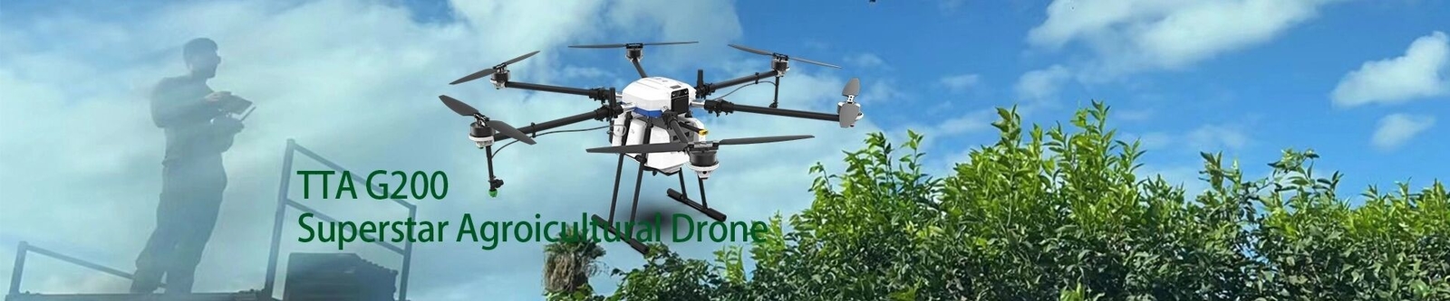 Drones para rociar cultivos