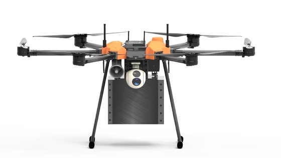 TPU Empresa Industria Drone Educación Cuadro de entrenamiento Kit 6 Eje Cuerpo impermeable plegable Uav