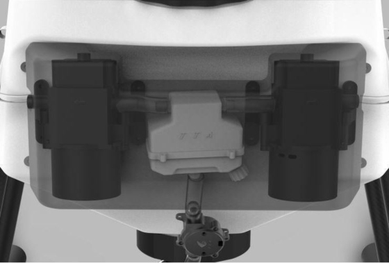 30 min Duración máxima Gyroplane Agricultura Drone de pulverización Tta M8a PRO 20L/Kg Capacidad