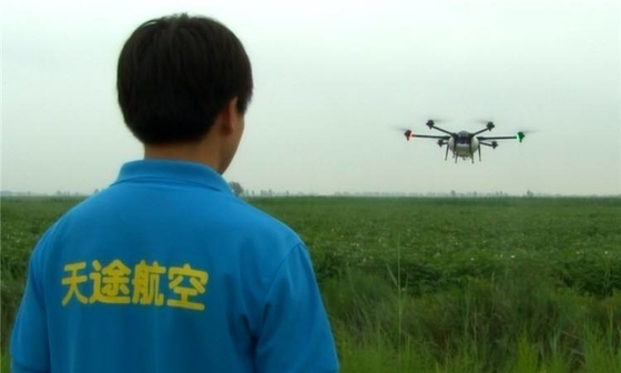Drone de pulverización agrícola TPU con conexión interna de rosca y características avanzadas