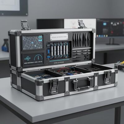 Caja de herramientas de entrenamiento de UAV de diseño modular con posicionamiento preciso RTK y resistencia al viento de nivel 7 para depuración de drones