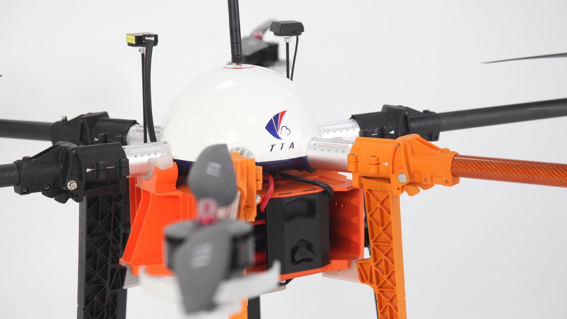 Drone de pulverización agrícola de gran tamaño con tiempo de trabajo efectivo de 10-12 minutos