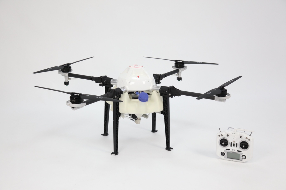 ISO9001 Certificado M4E-1 10L Cuadro de fibra de carbono Agricultura Agricultura Pulverizador Drone con control APP