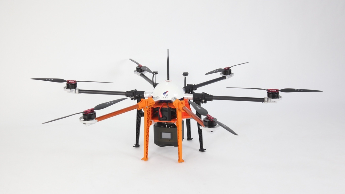 M6E-EDU 6 Eje Agrícola Uav Pulverizadora Agrícola Fertilizante Drone para la fumigación agrícola