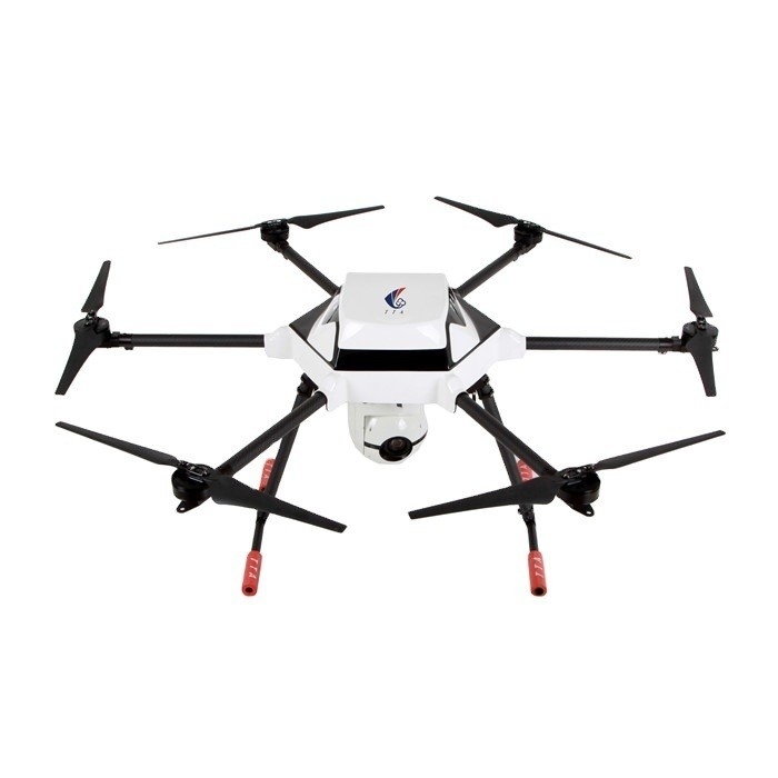 Tta 16kg Carga útil fácil de operar UAV Agricultura Pulverizador de cultivos Drone Soporte técnico en línea