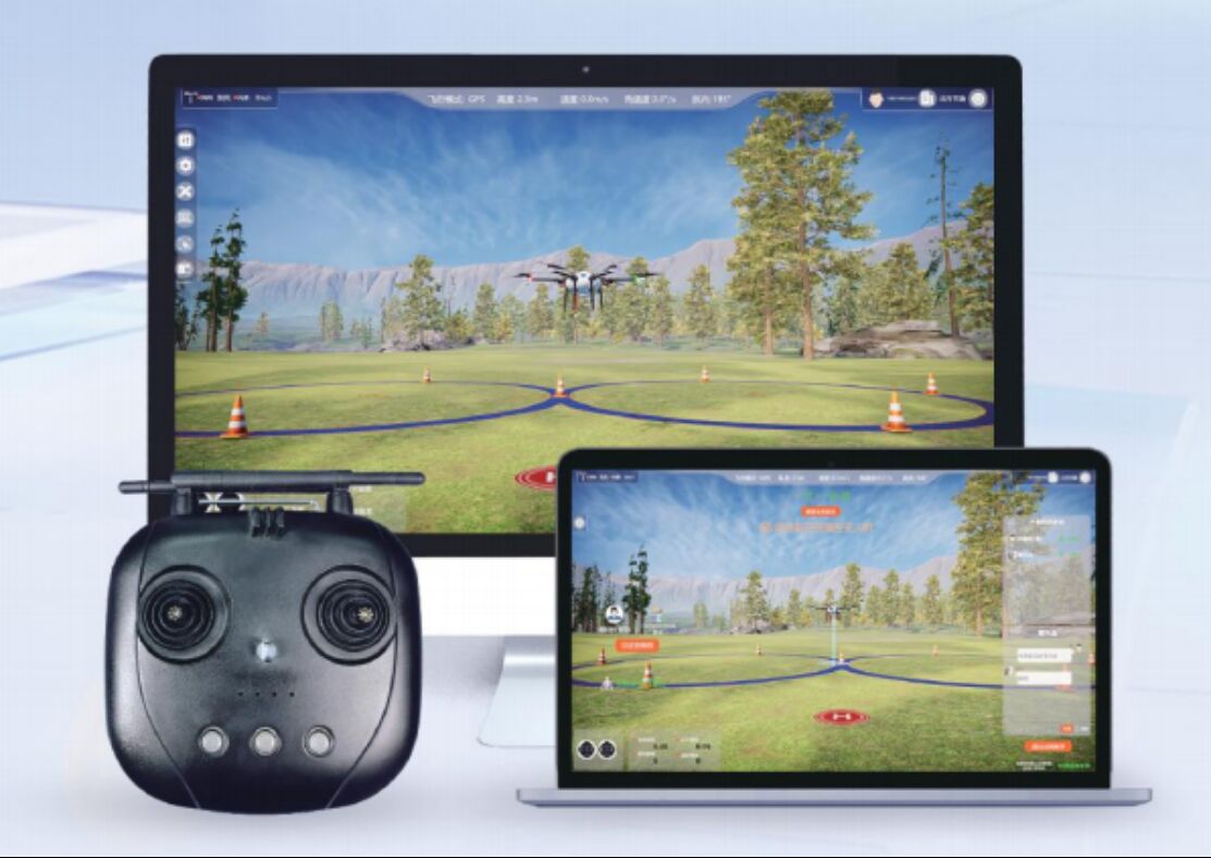 Simulador de aviación con 30 módulos de capacitación completos, capacidades de evaluación automática y respuesta a emergencias impulsadas por IA