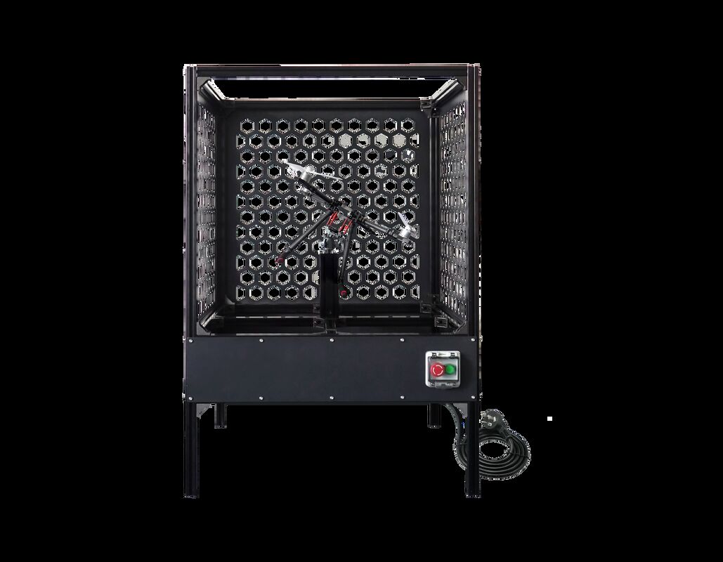 Equipo de depuración de drones con movimiento bloqueable en tres ejes y capacidad de depuración PID para plataforma de prueba de drones de 800 × 800 × 1200 mm